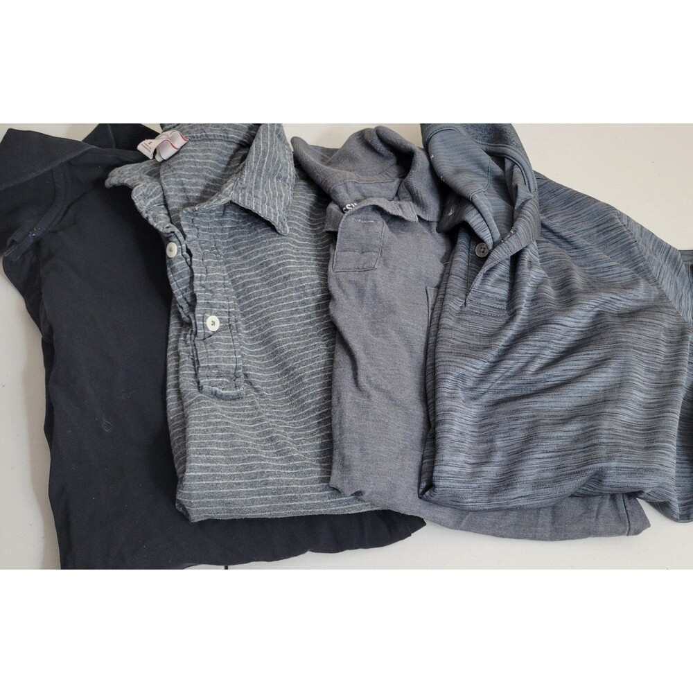 Lot Of 4 Men's Size Small Collared Shirts Short Sleeve
